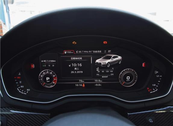 奥迪RS 5 2019款 RS 5 2.9T Coupe 中控类   仪表盘
