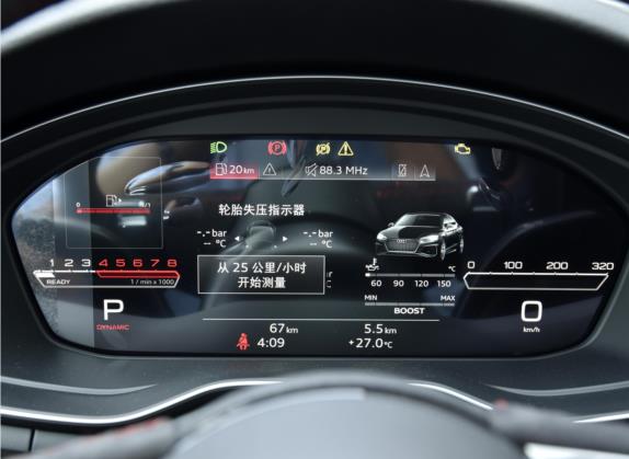 奥迪RS 5 2021款 RS 5 2.9T Sportback 黑曜版 中控类   仪表盘