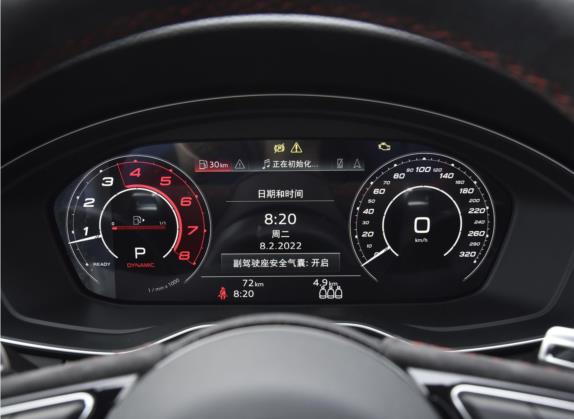 奥迪RS 5 2022款 RS 5 2.9T Sportback 黑曜版 中控类   仪表盘