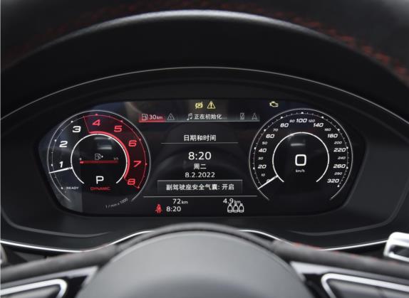 奥迪RS 5 2022款 RS 5 2.9T Sportback 黑曜版 中控类   仪表盘