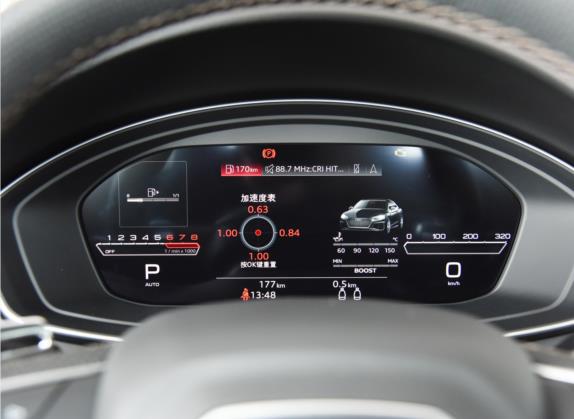 奥迪RS 5 2022款 RS 5 2.9T Coupe 暗金版 中控类   仪表盘