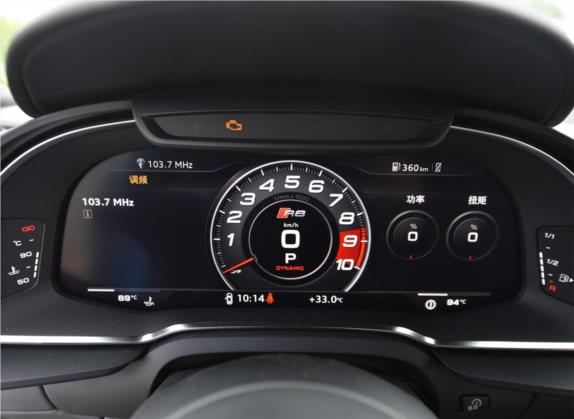 奥迪R8 2016款 V10 Coupe Performance 中控类   仪表盘