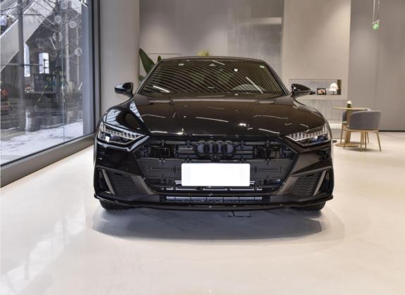 奥迪A7L 2022款 45 TFSI quattro S-line 黑武士版 外观   正前