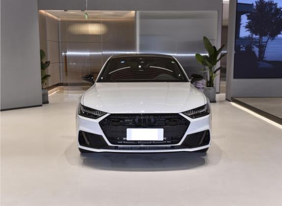 奥迪A7L 2022款 45 TFSI quattro S-line 白法师版 外观   正前