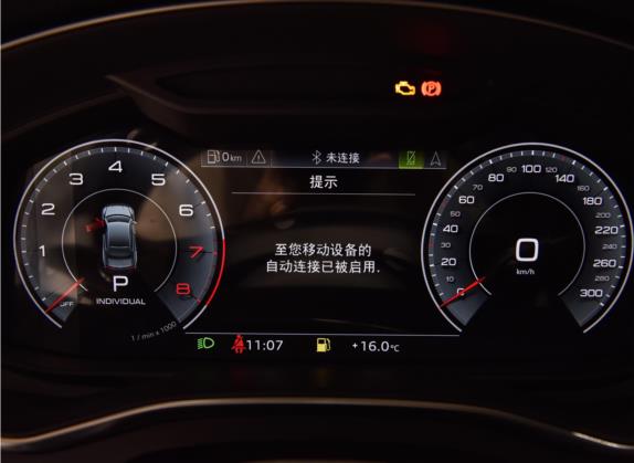 奥迪A7L 2022款 45 TFSI quattro S-line 白法师版 中控类   仪表盘