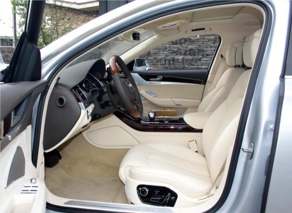 奥迪A8 2011款 A8L W12 6.3 FSI quattro 车厢座椅   前排空间