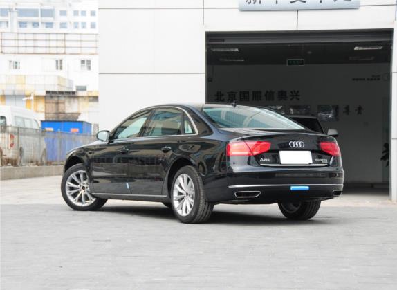 奥迪A8 2013款 A8L 55 TFSI quattro豪华型 外观   斜后