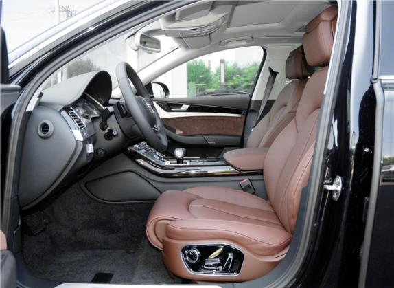 奥迪A8 2014款 A8L 45 TFSI quattro舒适型 车厢座椅   前排空间