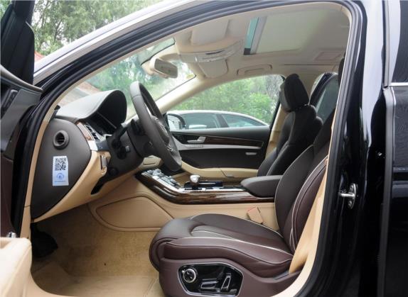 奥迪A8 2014款 A8L 45 TFSI quattro专享型 车厢座椅   前排空间