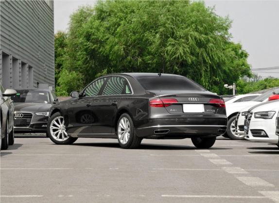 奥迪A8 2014款 A8L 50 TFSI quattro豪华型 外观   斜后