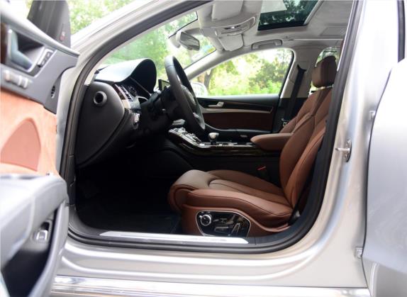 奥迪A8 2014款 A8L 40 hybrid 车厢座椅   前排空间