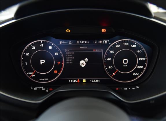 奥迪TT 2017款 TT Coupe 45 TFSI 中控类   仪表盘