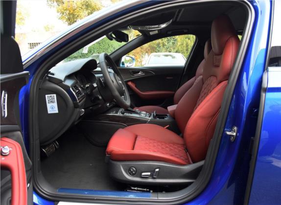 奥迪S6 2018款 S6 4.0TFSI 车厢座椅   前排空间