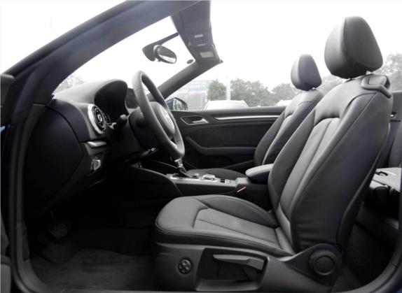奥迪A3(进口) 2015款 Cabriolet 40 TFSI 车厢座椅   前排空间