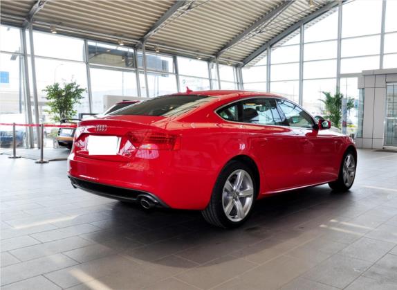 奥迪A5 2012款 3.0TFSI Sportback quattro 外观   斜后