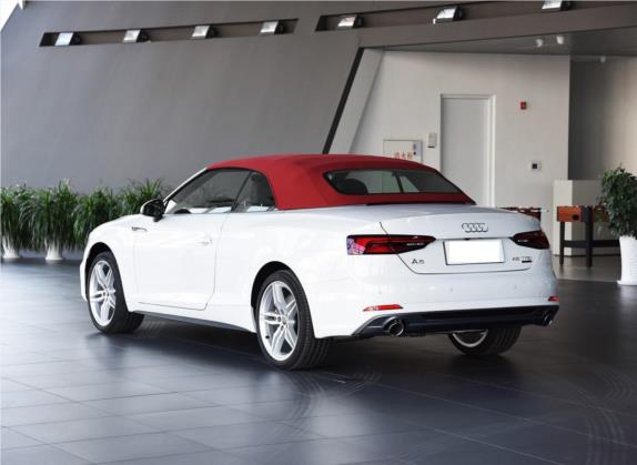 奥迪A5 2019款 Cabriolet 45 TFSI quattro 运动型 国V 外观   斜后
