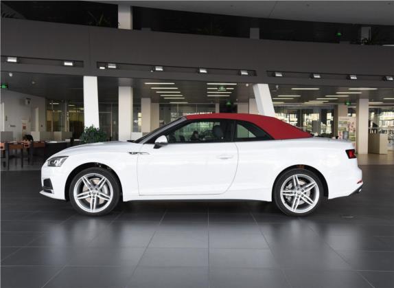 奥迪A5 2019款 Cabriolet 45 TFSI quattro 运动型 国V 外观   正侧