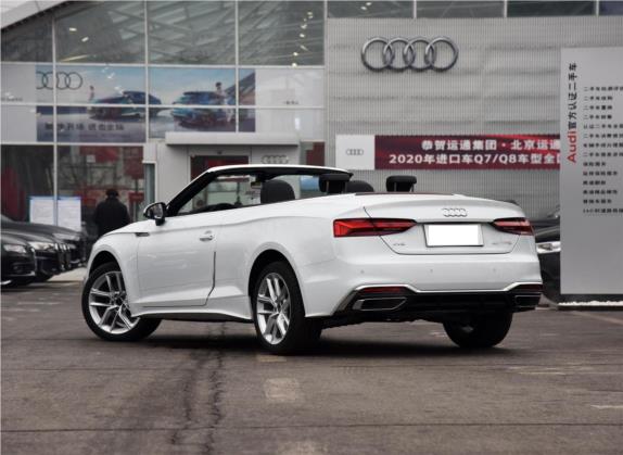 奥迪A5 2021款 Cabriolet 40 TFSI 时尚动感型 外观   斜后