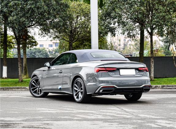 奥迪A5 2021款 Cabriolet 45 TFSI quattro 臻选动感型 外观   斜后