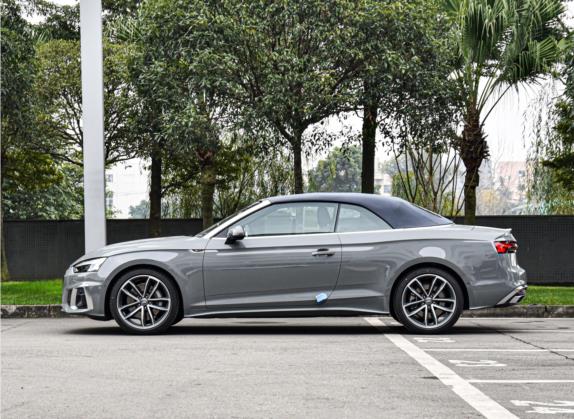 奥迪A5 2021款 Cabriolet 45 TFSI quattro 臻选动感型 外观   正侧