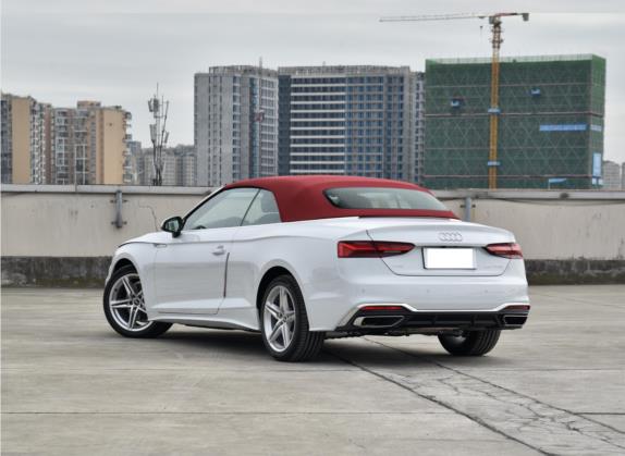 奥迪A5 2022款 Cabriolet 40 TFSI 时尚动感型 外观   斜后