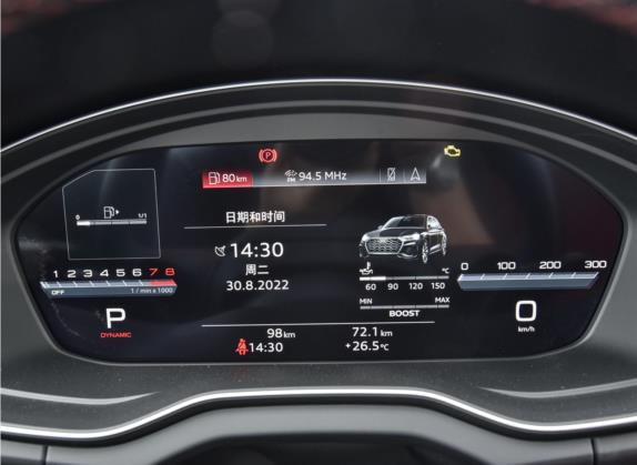 奥迪SQ5 Sportback 2023款 3.0 TFSI quattro 中控类   仪表盘