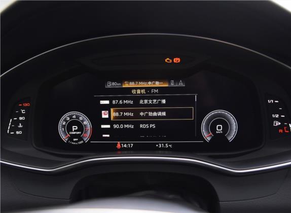 奥迪A6L 2020款 45 TFSI quattro 尊享致雅型 中控类   仪表盘