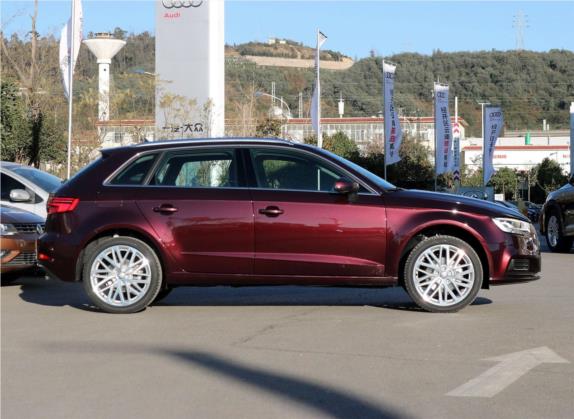 奥迪A3 2019款 Sportback 35 TFSI 风尚型 国V 外观   正侧