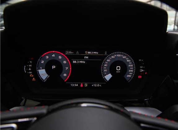 奥迪A3 2022款 Sportback 35 TFSI RS套件燃速型 中控类   仪表盘