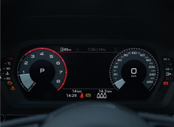 奥迪A3 2022款 A3L Limousine 35 TFSI 进取运动型 中控类   仪表盘