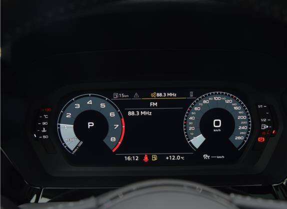 奥迪A3 2022款 A3L Limousine 35 TFSI 时尚运动型 中控类   仪表盘