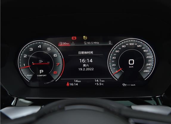 奥迪A3 2022款 A3L Limousine 35 TFSI 豪华运动型 中控类   仪表盘