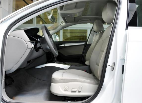 奥迪A4L 2012款 2.0 TFSI 自动标准型 车厢座椅   前排空间