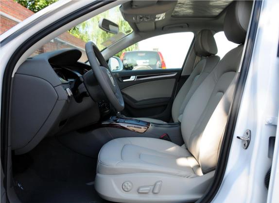 奥迪A4L 2012款 2.0 TFSI 自动舒适型 车厢座椅   前排空间