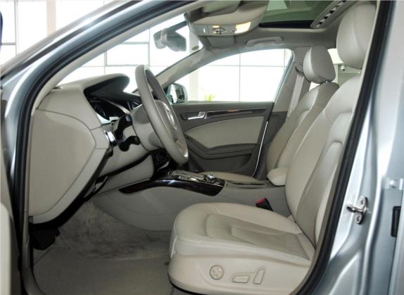 奥迪A4L 2012款 2.0 TFSI 自动技术型 车厢座椅   前排空间