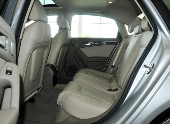 奥迪A4L 2012款 2.0 TFSI 自动技术型 车厢座椅   后排空间