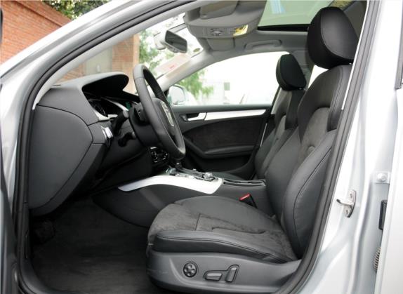 奥迪A4L 2012款 2.0 TFSI 自动运动型 车厢座椅   前排空间
