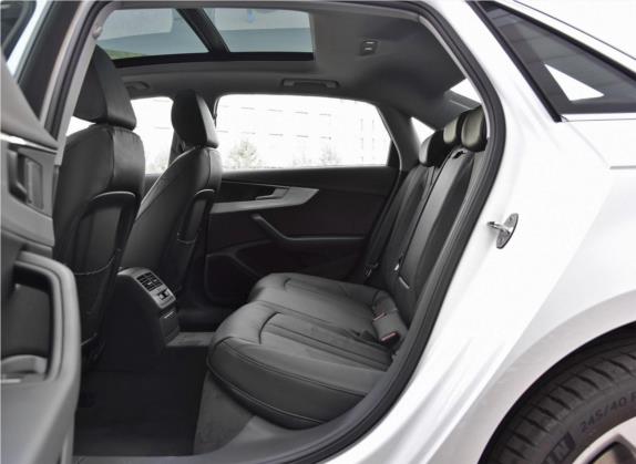 奥迪A4L 2019款 45 TFSI quattro 个性运动版 国V 车厢座椅   后排空间