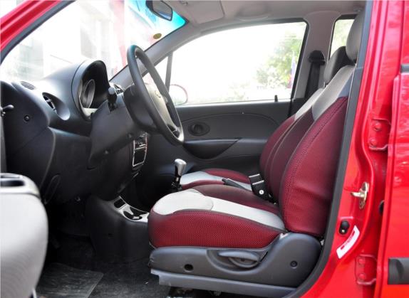 乐驰 2010款 1.2L 运动版优越型 车厢座椅   前排空间