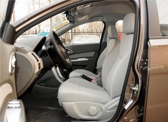 宝骏630 2012款 1.5L DVVT手动舒适型 车厢座椅   前排空间