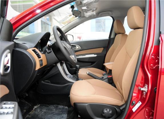宝骏630 2013款 1.5L 手动舒适型 车厢座椅   前排空间