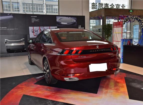 标致508 2019款 508L 400THP PureTech 夜行版 国VI 外观   斜后