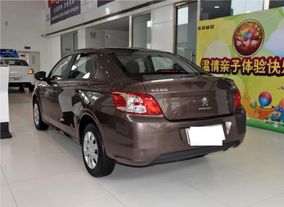 标致301 2014款 1.6L 手动舒适版CNG 外观   斜后