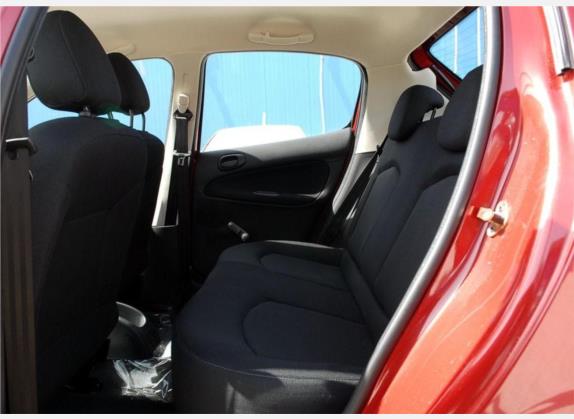 标致207 2009款 两厢 1.6L 手动驭乐版 车厢座椅   后排空间