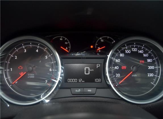 标致408 2018款 改款 1.8L 自动豪华版 中控类   仪表盘