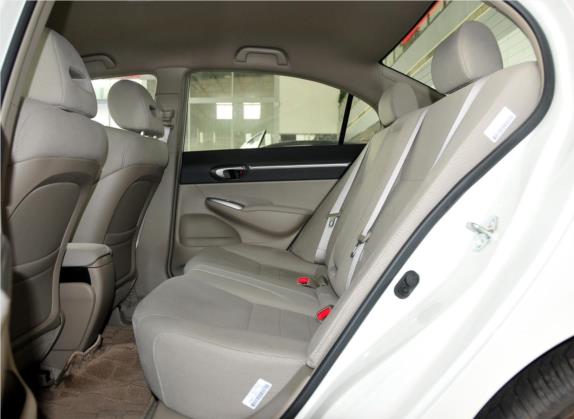 思域 2009款 1.3L 混合动力版 车厢座椅   后排空间