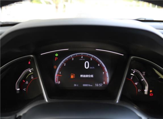 思域 2019款 220TURBO CVT燃擎版 国VI 中控类   仪表盘