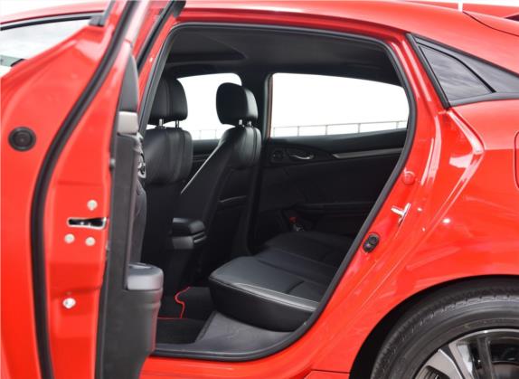 思域 2021款 HATCHBACK 220TURBO CVT劲擎控 车厢座椅   后排空间