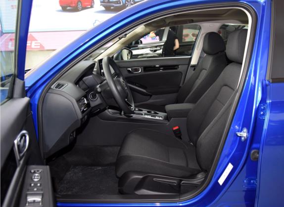 思域 2022款 240TURBO CVT劲动版 车厢座椅   前排空间