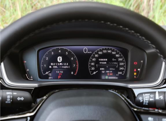思域 2023款 240TURBO CVT劲控·C位客特别版 中控类   仪表盘